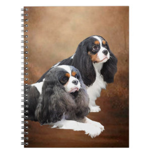 Stolt Spaniel för kung Charles Anteckningsbok Med Spiral