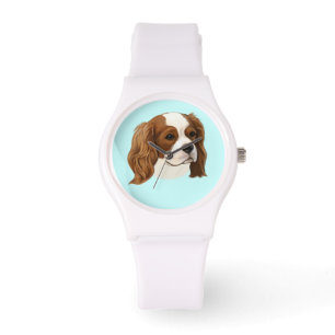 Stolt Spaniel för kung Charles i porträtt Armbandsur
