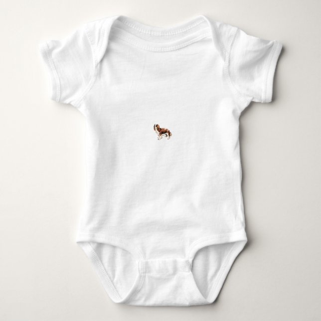 Stolt Spaniel för kung Charles Tee Shirt (Framsida)