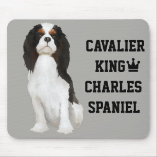 Stolt Spaniel Mousepad för kung Charles Musmatta