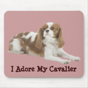 Stolt Spaniel Mousepad för kung Charles Musmatta