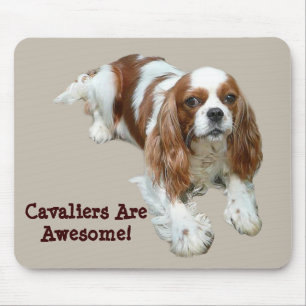 Stolt Spaniel Mousepad för kung Charles Musmatta
