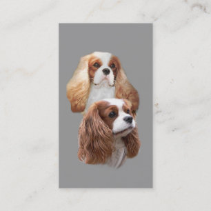 Stolt Spanielavelsdjur BusinessCard för kung Visitkort