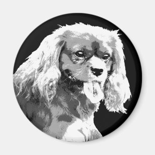 Stolt spanielmagnet för kung charles magnet