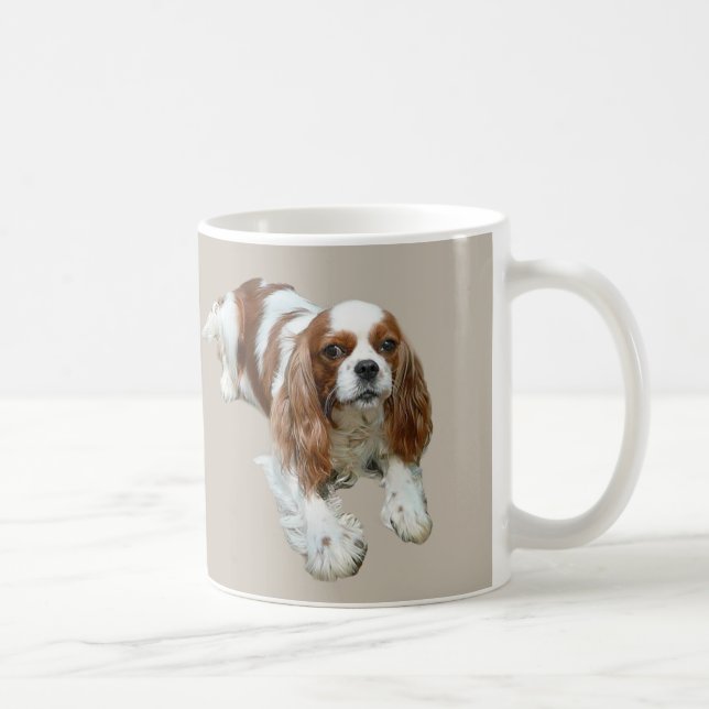 Stolt Spanielmugg för kung Charles Kaffemugg (Höger)