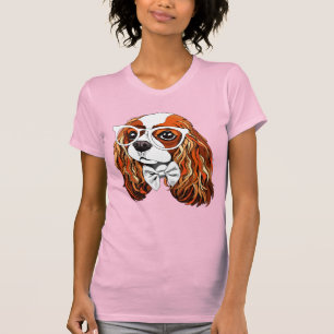 Stolt Spanielporträtt för kung Charles T Shirt