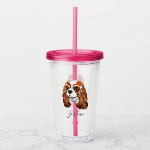 Stolt Spanielporträtt för kungen Charles Take Away Mugg