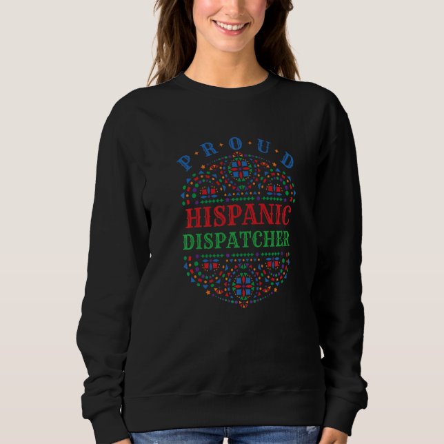 Stolt spansktalande dispatch Hispansk latinsk mexi T Shirt (Framsida)
