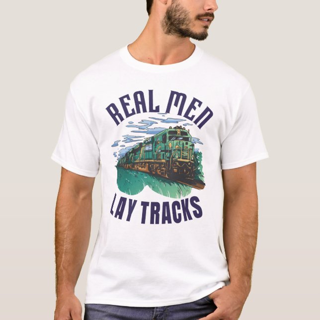 Stolt Spårbyggare T Shirt (Framsida)