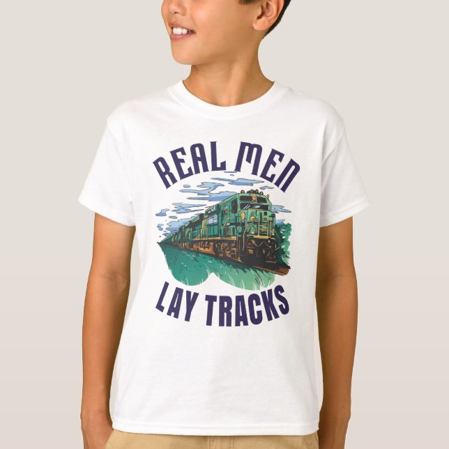 Stolt Spårbyggare T Shirt (Framsida)