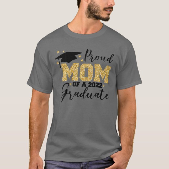stolt Steg Mamma av 2022 års Student-ledande befat T Shirt (Framsida)