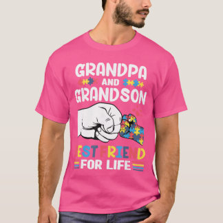 Stolt stöd autism farfar och barnbarn autism A T Shirt