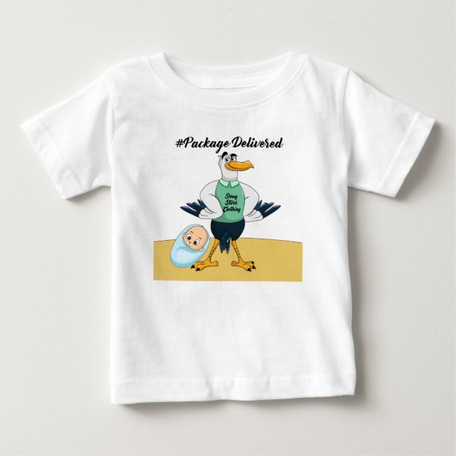 stolt stork t shirt (Framsida)