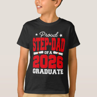 Stolt styvfar till en examenklass 2026 avgångselev t shirt