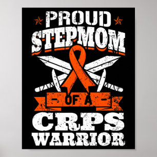 Stolt styvmamma till en Crps-krigare Rsd-medvetenh Poster
