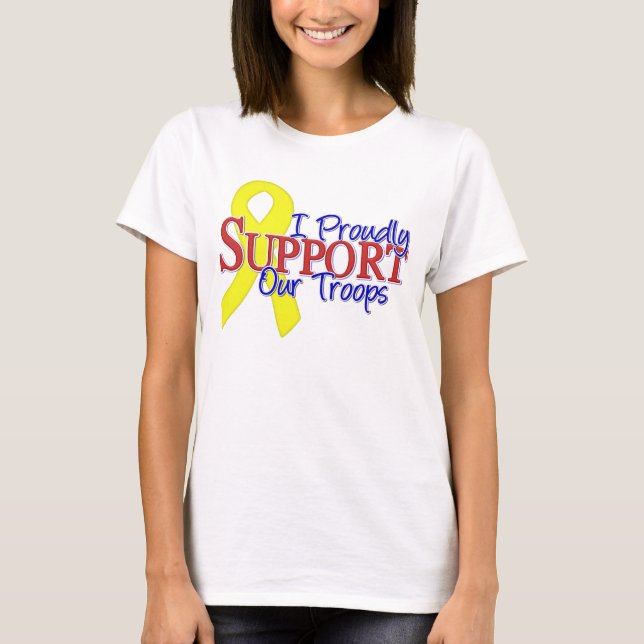 stolt support t-shirt (Framsida)