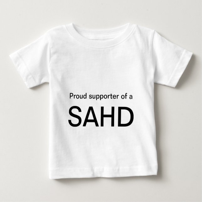 Stolt supporter av a, SAHD T Shirt (Framsida)