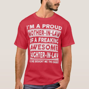 stolt Svärmor för en Fantastisk-dotter som är på f T Shirt
