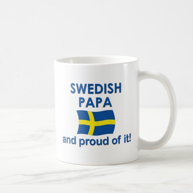 Stolt svensk pappa kaffemugg (Höger)