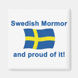 Stolt svenska Mormor (farmodern) Magnet