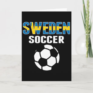 Stolt Sverige Fotboll Fans Tröja - Stöd Svenska Kort