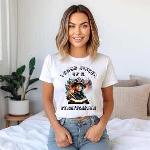 stolt syster av en brandsläckare W T Shirt