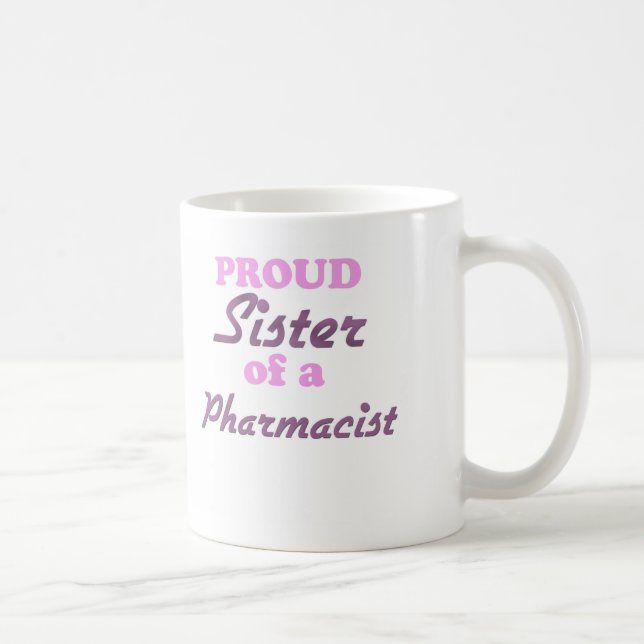 Stolt syster av en Pharmacist Kaffemugg (Höger)