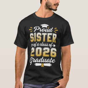 stolt syster av klass 2026 Student 20 T Shirt