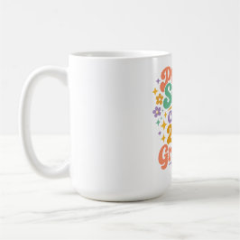 Stolt syster, examenklass 2026 Retro Groovy Kaffemugg