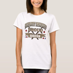 Stolt syster för ställföreträdande sheriff t-shirt