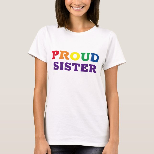 "Stolt syster ", T Shirt (Framsida)