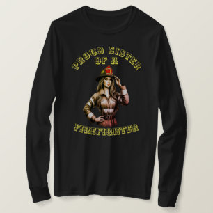 stolt syster till en brandsläckare hi tech t shirt