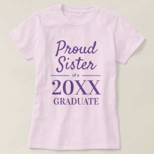 Stolt syster till en examenstudent på examensfest t shirt