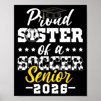 Stolt syster till en fotbollssenior 2026 examenspr poster