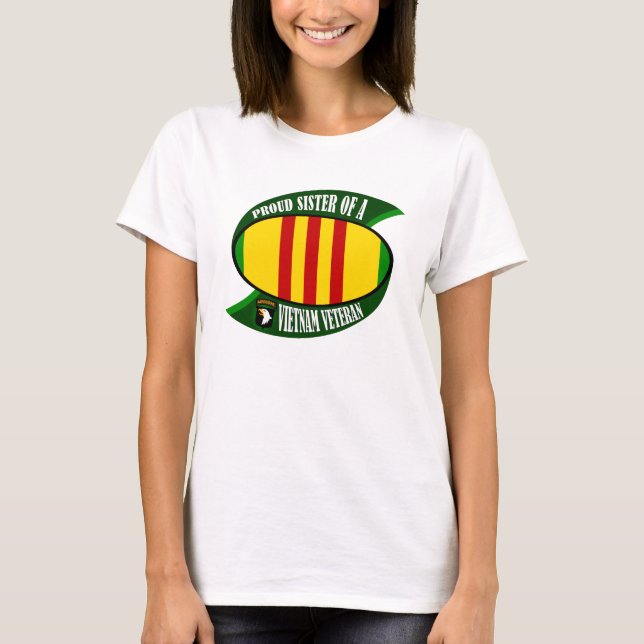 Stolt syster - Vietnam Vet Tee (Framsida)