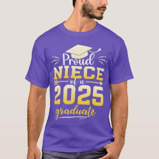 Stolt systerdotter till en examenklass 2025 Examen T Shirt
