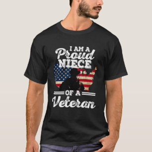 Stolt systerdotter till en veteran Patriotiska vet T Shirt