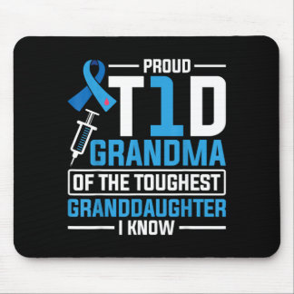 Stolt T1d Mormor Morförälder Typ 1 Diabetes Musmatta
