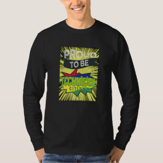 Stolt tekniker medborgar yrke karriär arbetare t shirt