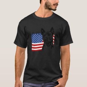 Stolt Thai Ridgeback Amerikansk USA Flagga Patriot T Shirt