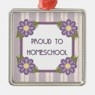 Stolt till den Homeschool prydnaden Julgransprydnad Metall