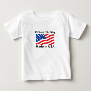 "Stolt till något att säga som göras i USA" T Shirt