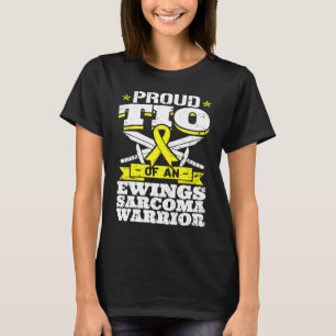 stolt tio från en Ewings Sarcoma Warrior Awareness T Shirt