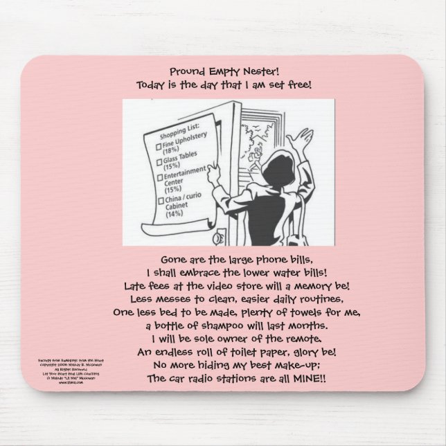 Stolt tom Nester Mousepad Musmatta (Framsidan)