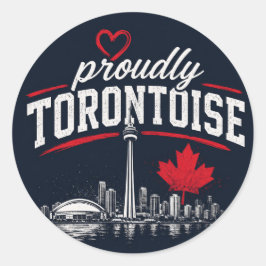 Stolt Torontoise Toronto Pride Klistermärke