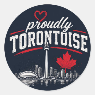 Stolt Torontoise Toronto Pride Klistermärke