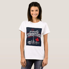 Stolt Torontoise Toronto Siluett Kanada T Shirt