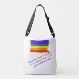 Stolt totebag med citat axelväska