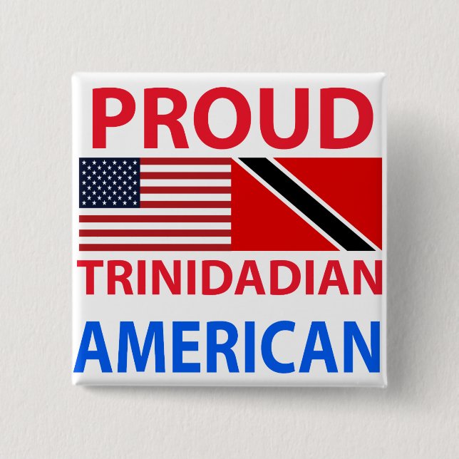 Stolt Trinidadian amerikan Knapp (Framsida)