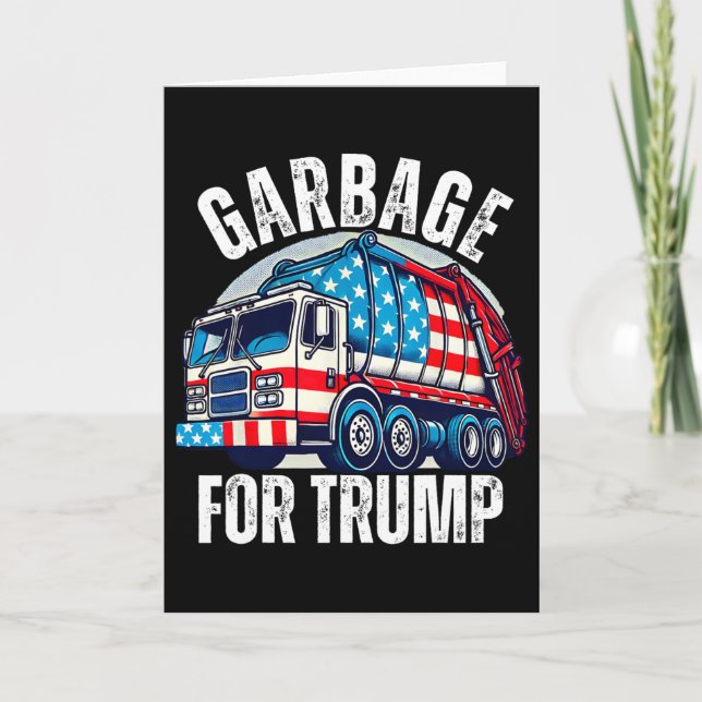 Stolt Trump Soppsupporter Soppa För Trump Ga Kort (Framsida)